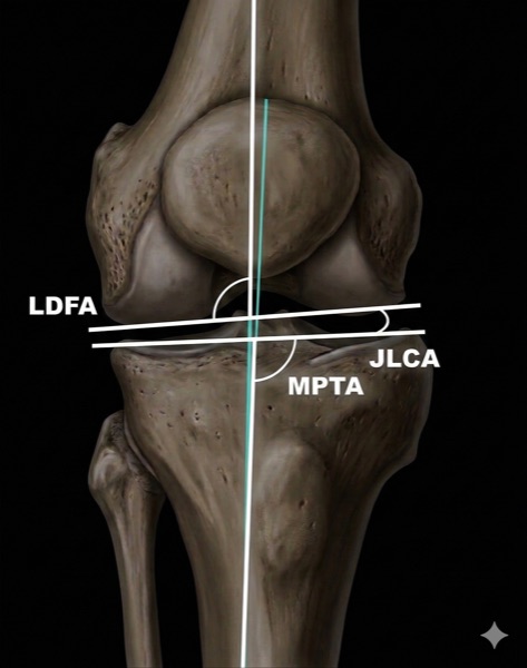 Ángulos coronales de la rodilla