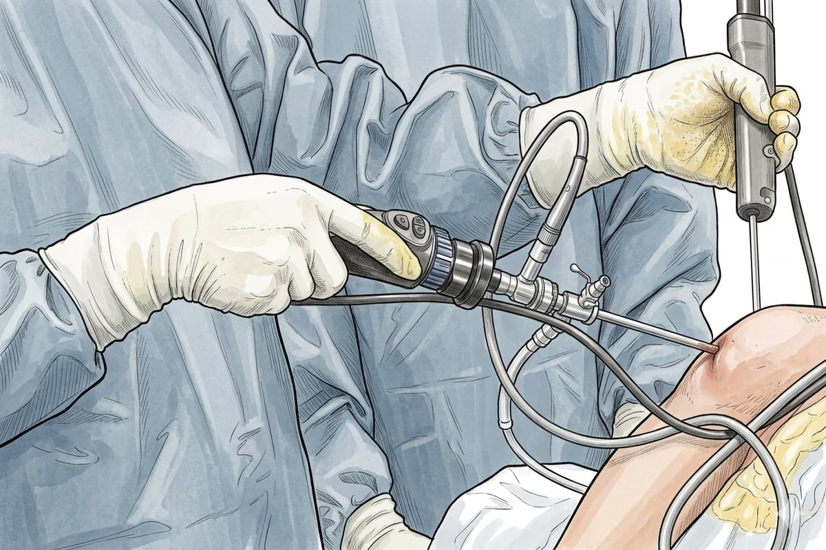 Artroscopia de rodilla sin lesión estructural